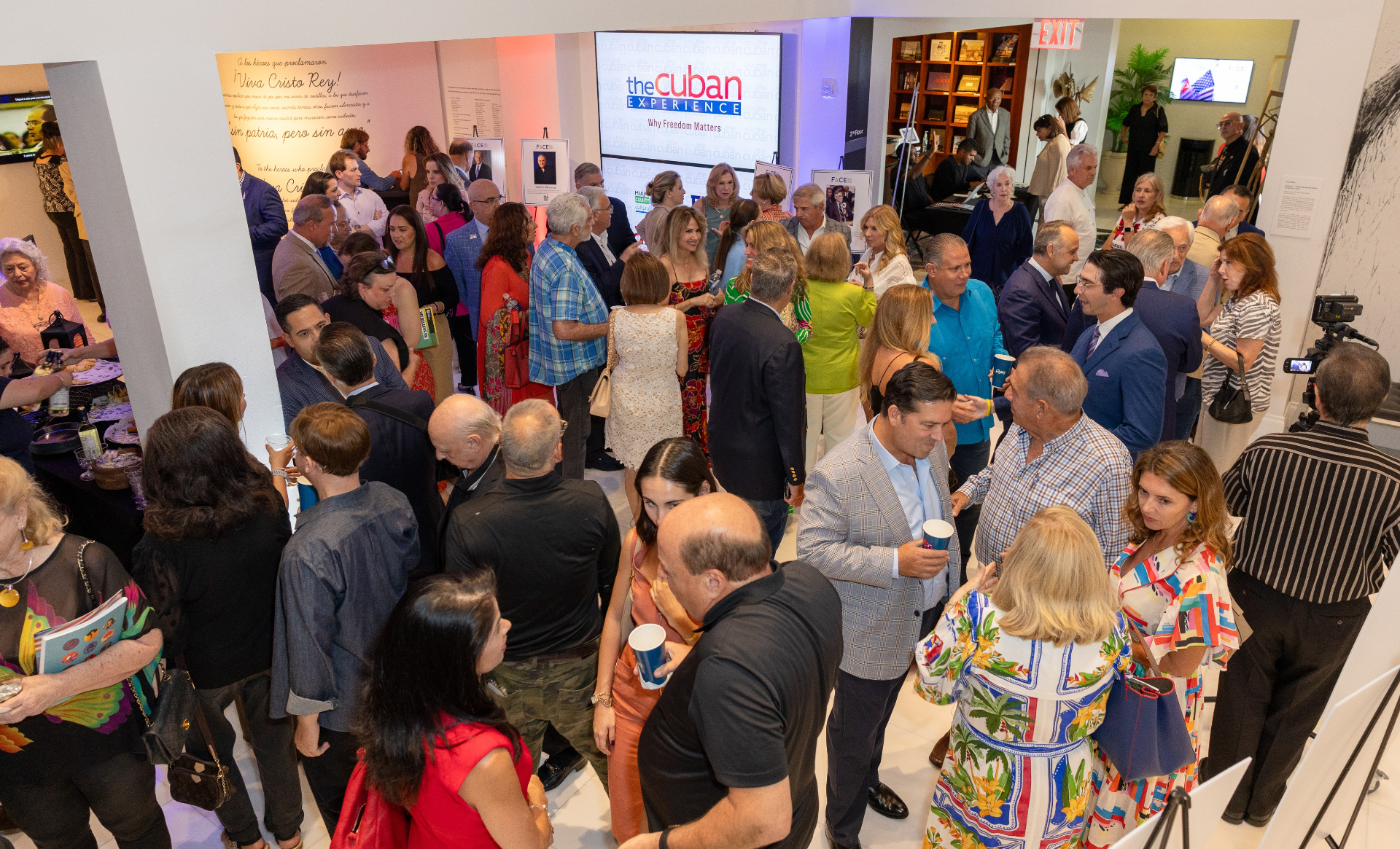 Archival photograph of the Cuban-American community